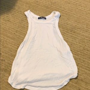 White brandy tank top